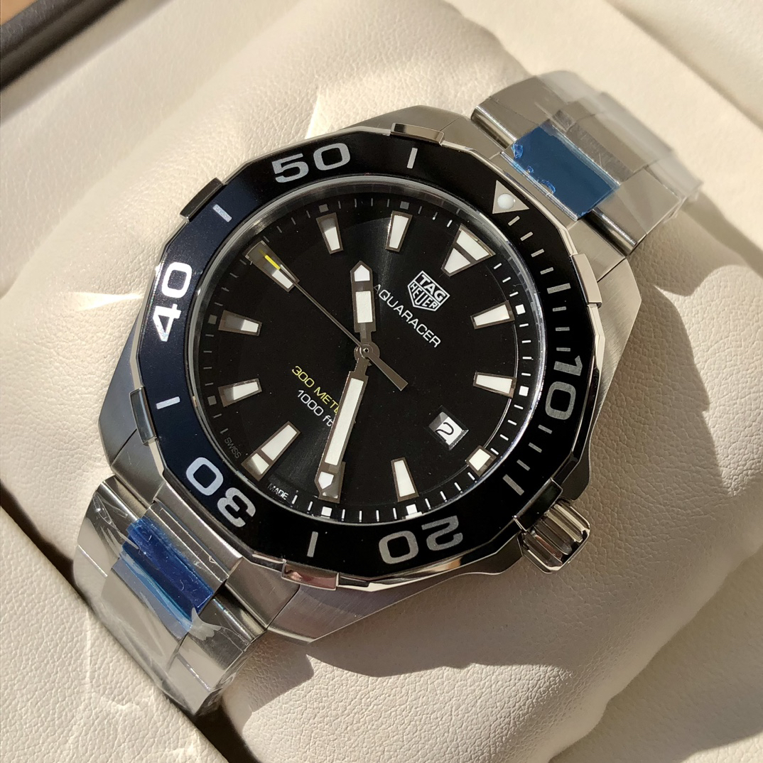 TAG Heuer Aquaracer 43 mm Quartzo Réplica Relógio