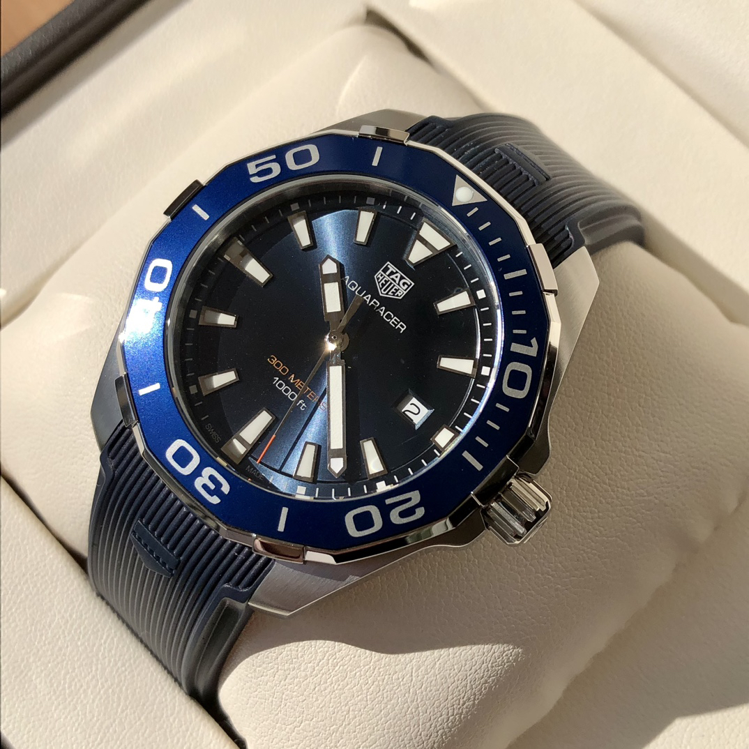 TAG Heuer Aquaracer 43 mm Quartzo Réplica Relógio