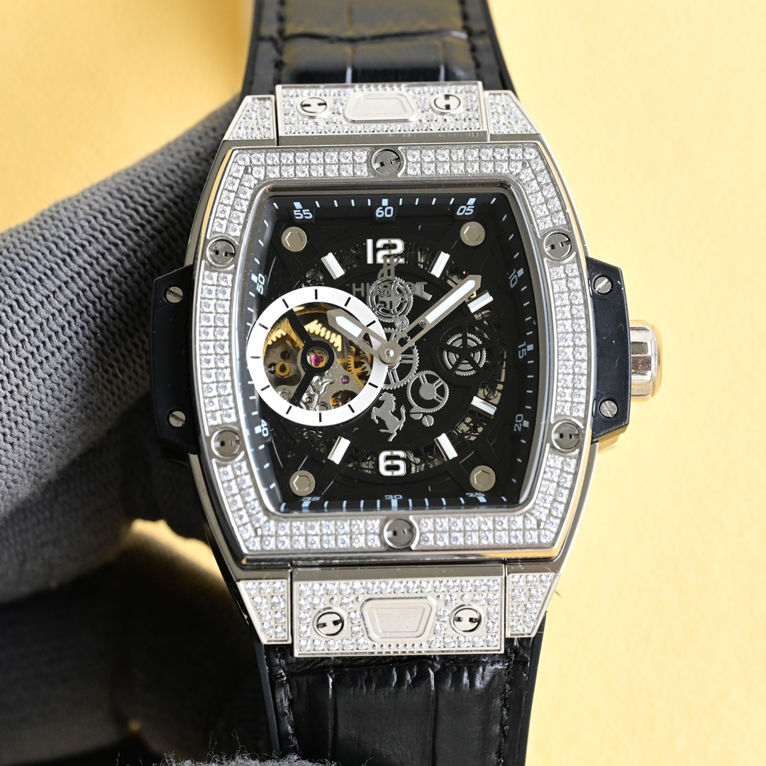 Hublot Spirit of Big Bang sichtbarem Tourbillon Réplica Relógio