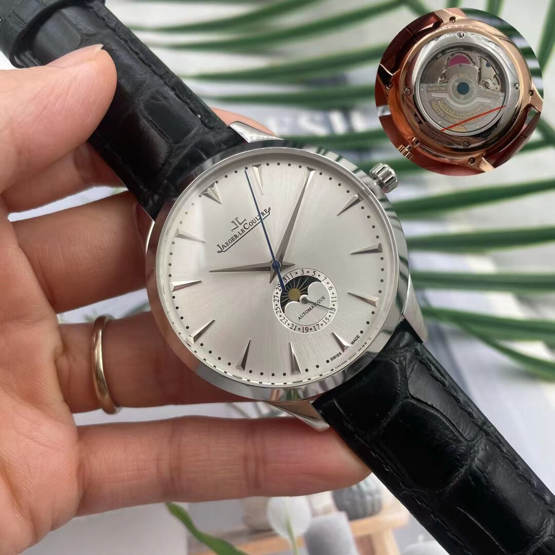 Jaeger-LeCoultre Master Fase lunar, 42 mm Réplica Relógio
