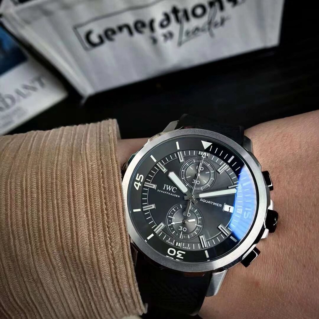 IWC Aquatimer 43mm Quartzo Réplica Relógio