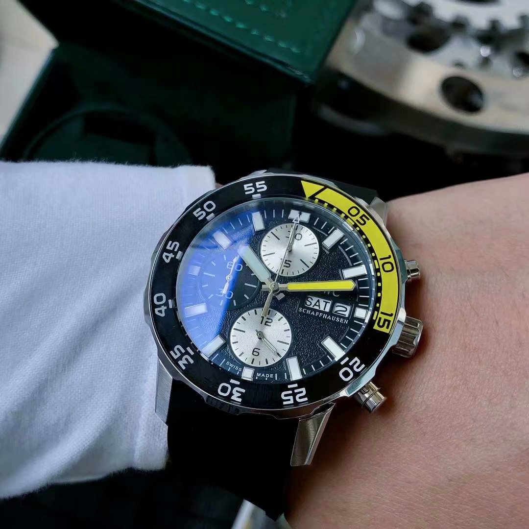 IWC Aquatimer 43mm Quartzo Réplica Relógio