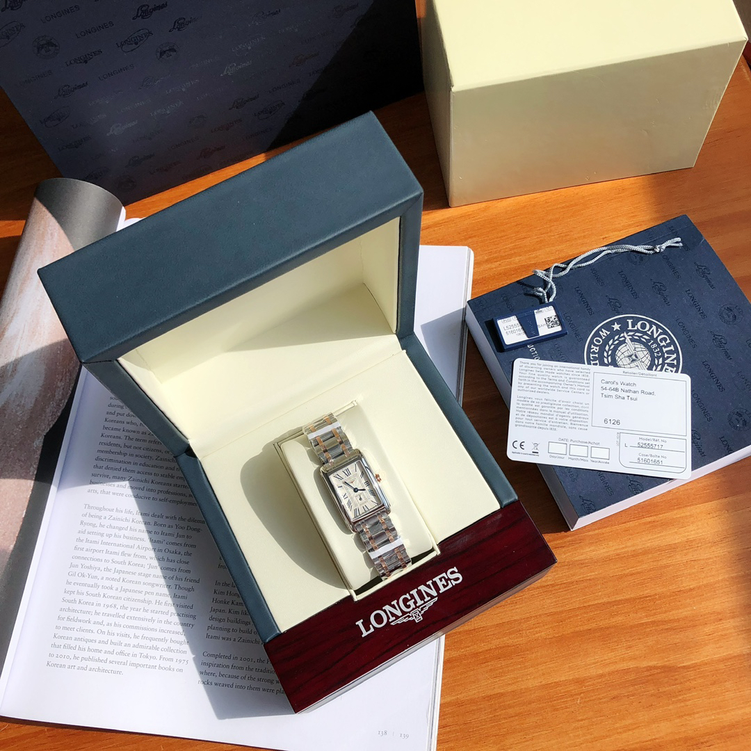 Longines DolceVita Pulseira de aço Quartzo Réplica Relógio
