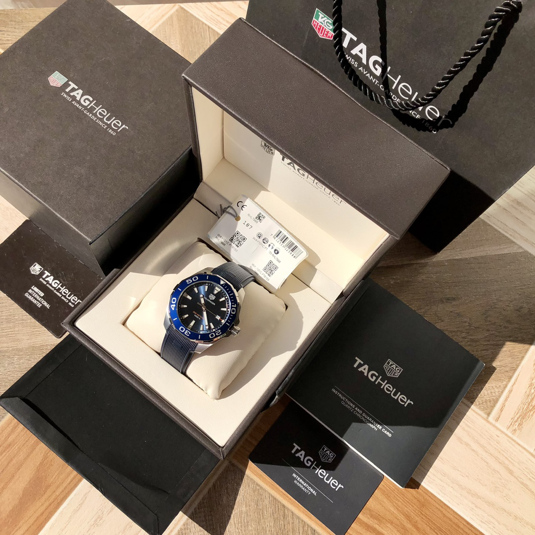 TAG Heuer Aquaracer 43 mm Quartzo Réplica Relógio