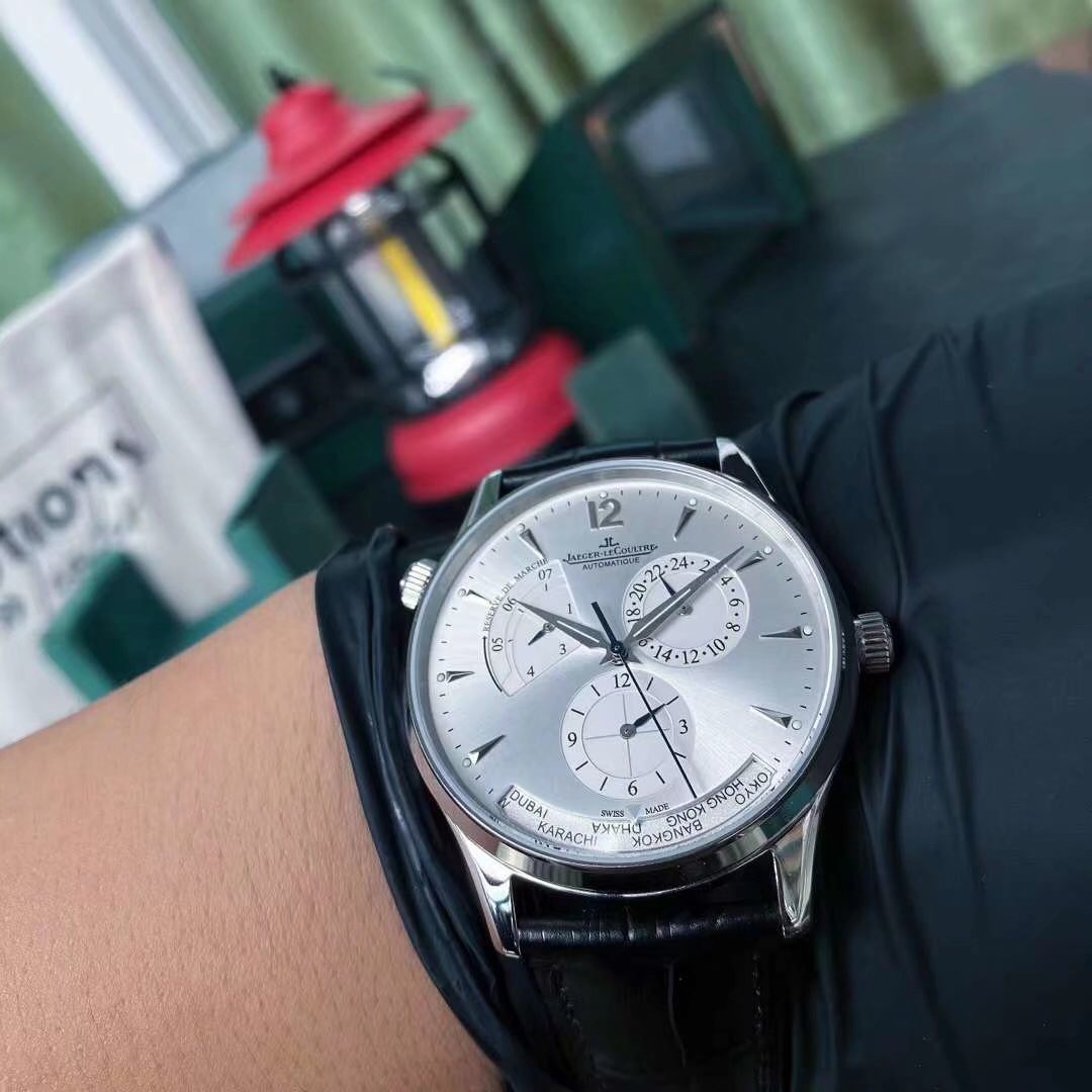 Jaeger-LeCoultre Master Hora mundial Réplica Relógio