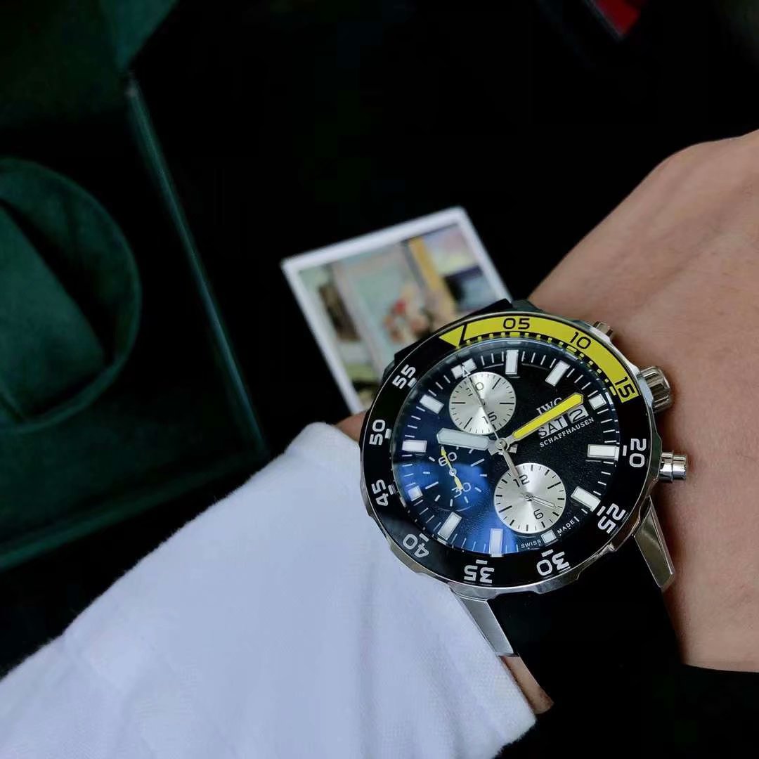 IWC Aquatimer 43mm Quartzo Réplica Relógio
